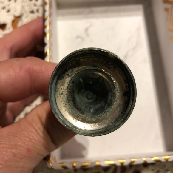 Diamond Point Ruby Indiana Glass Salt & Pepper Set - Picture 8 of 9